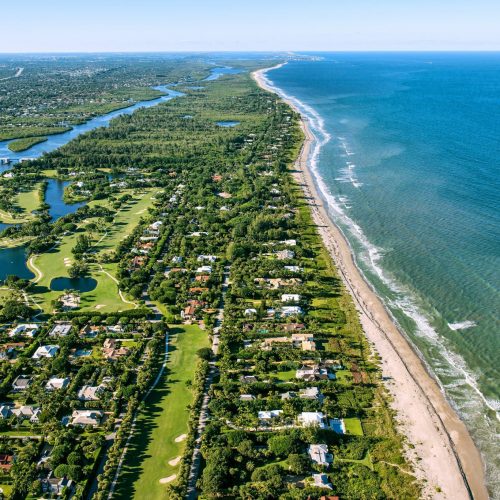 Jupiter Island Aerial Shot